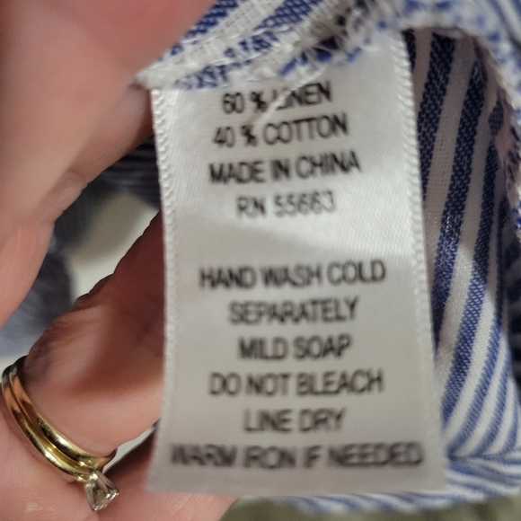 Sigrid Olsen size medium linen blend jacket/hoodie - Picture 9 of 12